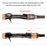 Obei HURRICANE 3 section baitcasting fishing rod