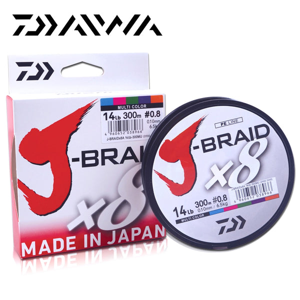 Daiwa Original 8 braided PE fishing line length 150M 300M Japan