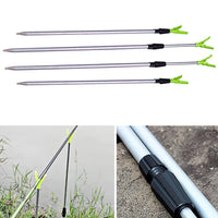 Fishing rod pole rack holder