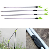 Fishing rod pole rack holder