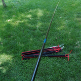 Ultra Light telescopic fshing pole stream made from carbon fiber