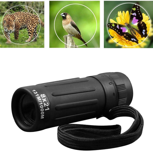 Portable HD OPTICS BAK4 monocular 8X21 amplification