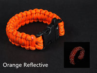 24.5cm Bracelet from reflective paracord