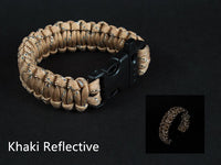 24.5cm Bracelet from reflective paracord