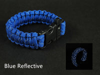 24.5cm Bracelet from reflective paracord