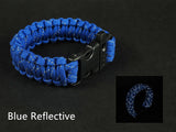 24.5cm Bracelet from reflective paracord