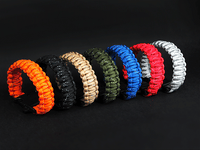 24.5cm Bracelet from reflective paracord
