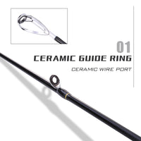 Sougayilang cobra ultra light casting fishing rods with carbon fiber
