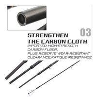 Sougayilang cobra ultra light casting fishing rods with carbon fiber
