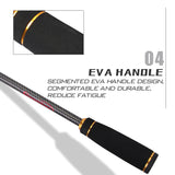 Sougayilang cobra ultra light casting fishing rods with carbon fiber