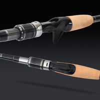 Travel set from fishing rod made from carbon in comfortable bag
