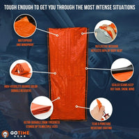 Waterproof lightweight thermal emergency sleeping bag