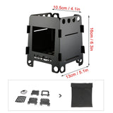 Lixada folding wood stove
