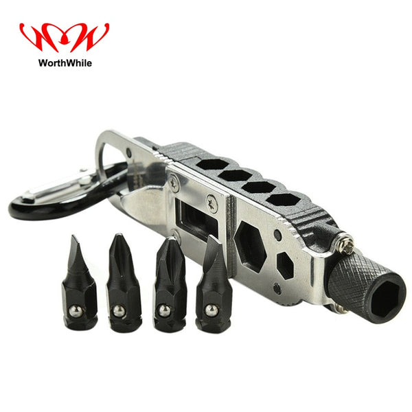 Repair tools in mini keychain