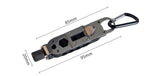 Repair tools in mini keychain