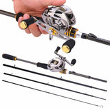 Sougayilang cobra ultra light casting fishing rods with carbon fiber