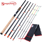 Sougayilang high quality spinning fishing rod with cork handle