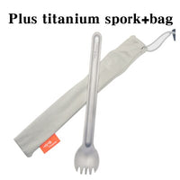TiTo titanium long handle spoon / spork
