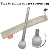 TiTo titanium long handle spoon / spork