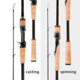 Obei HURRICANE 3 section baitcasting fishing rod