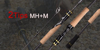 Obei HURRICANE 3 section baitcasting fishing rod