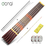 DONQL Ultra-light carbon fiber stream telescopic carp feeder rod