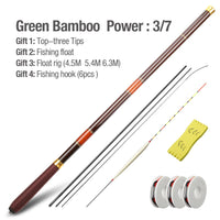DONQL Ultra-light carbon fiber stream telescopic carp feeder rod