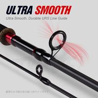 Bassland telescopic carbon fiber fishing rod  for seabass pike