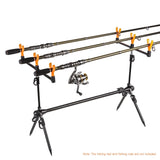 Lixada adjustable fishing rod stand