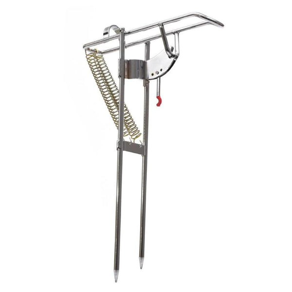 Automatic double spring angle fishing tackle bracket