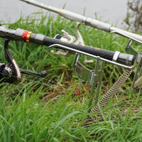 Automatic double spring angle fishing tackle bracket