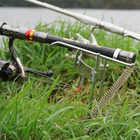 Automatic double spring angle fishing tackle bracket