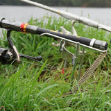 Automatic double spring angle fishing tackle bracket