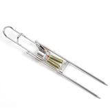 Automatic double spring angle fishing tackle bracket