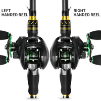 LINNHUE Baitcasting Reel BS2000 8.1:1High Speed Fishing Reel 8KG Max Drag