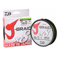 Daiwa Original 8 braided PE fishing line length 150M 300M Japan