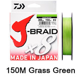 Daiwa Original 8 braided PE fishing line length 150M 300M Japan
