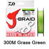 Daiwa Original 8 braided PE fishing line length 150M 300M Japan
