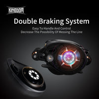 Kingdom SPEED SHOT MICRO Baitcasting ultralight reel double spool gear ratio 6.5:1