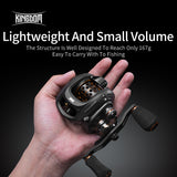 Kingdom SPEED SHOT MICRO Baitcasting ultralight reel double spool gear ratio 6.5:1