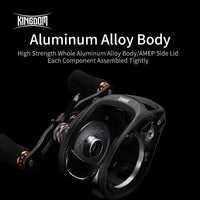 Kingdom SPEED SHOT MICRO Baitcasting ultralight reel double spool gear ratio 6.5:1