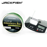 JACKFISH 100m 8 strand PE braided fishing line 10-80LB