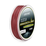 JACKFISH 100m 8 strand PE braided fishing line 10-80LB