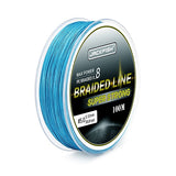 JACKFISH 100m 8 strand PE braided fishing line 10-80LB