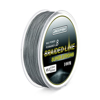 JACKFISH 100m 8 strand PE braided fishing line 10-80LB