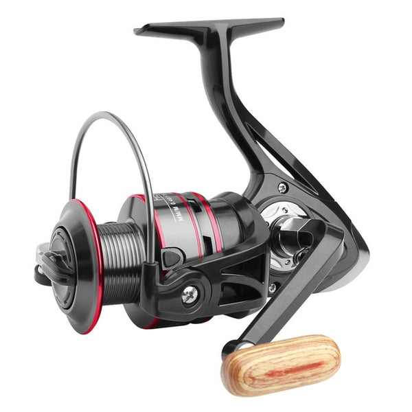 black and red fishing reel Fishing Reel 8KG pike black red spinning reel – LifeOutdoor