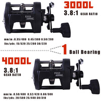 Sougayilang saltwater fishing reels TSSD 3000L-4000L trolling drum