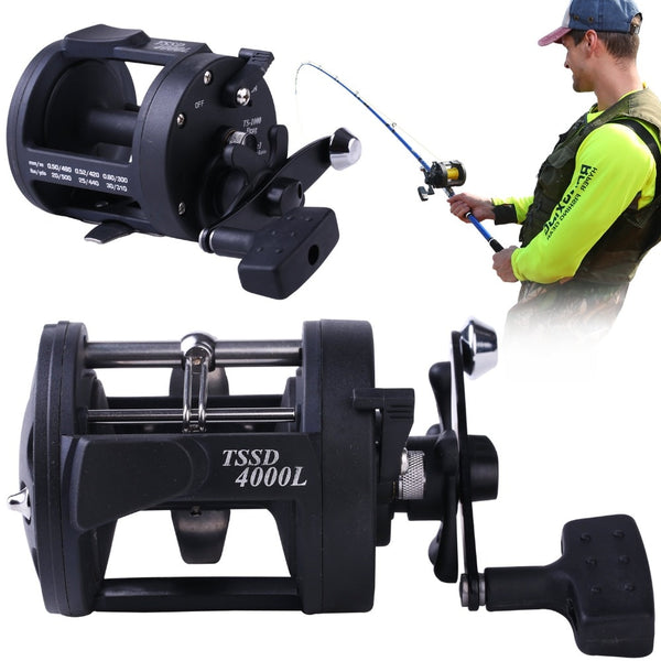 Sougayilang saltwater fishing reels TSSD 3000L-4000L trolling drum fis – LifeOutdoor