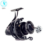 Q&L Fishing reels with metal cup speed ratio  5.5:1  3000 5000 7000 17+1BB