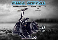 Q&L Fishing reels with metal cup speed ratio  5.5:1  3000 5000 7000 17+1BB